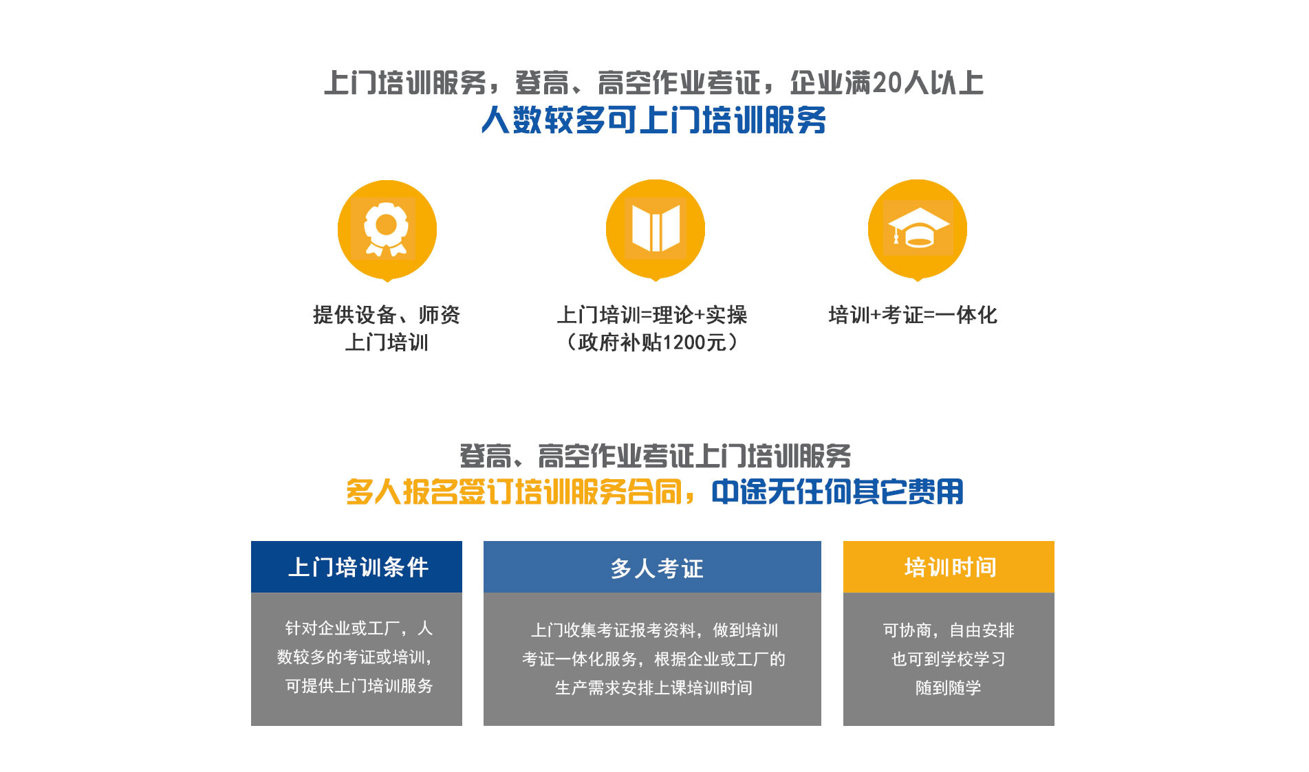 人數較多可上門培訓服務